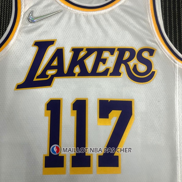 Maillot Los Angeles Lakers x X-box Master Chief NO 117 Blanc